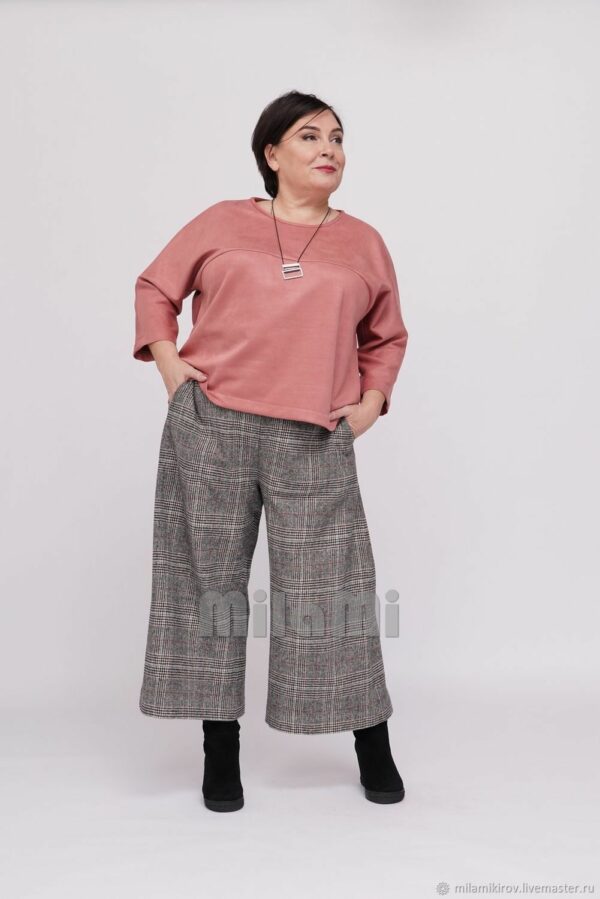 Актуальные брюки для полных дам старше 55-ти лет