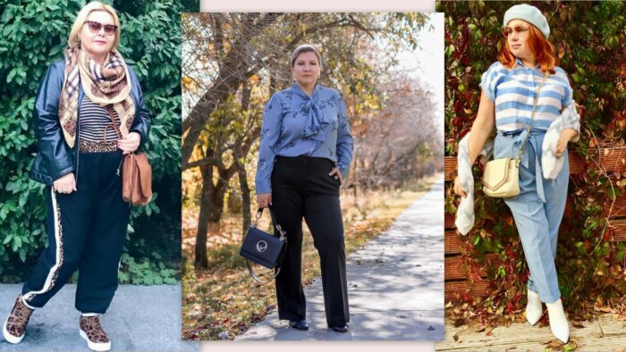 10 советов по выбору брюк для фигуры Яблоко женщинам 50+