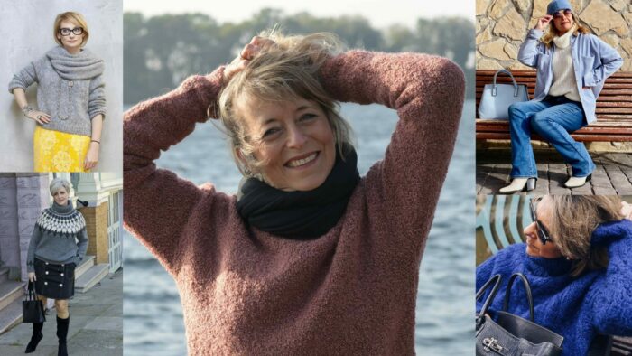 Свитера и пуловеры для женщин 55-60 лет