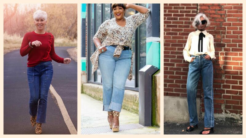 Классические джинсы для женщин после 50 лет