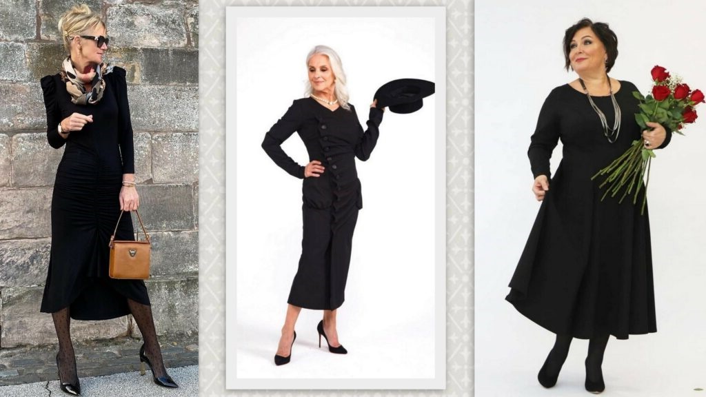 Маленькое чёрное платье для женщин старше 50