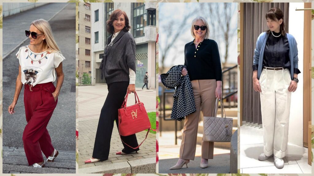 Классические брюки для женщин 55-60 лет